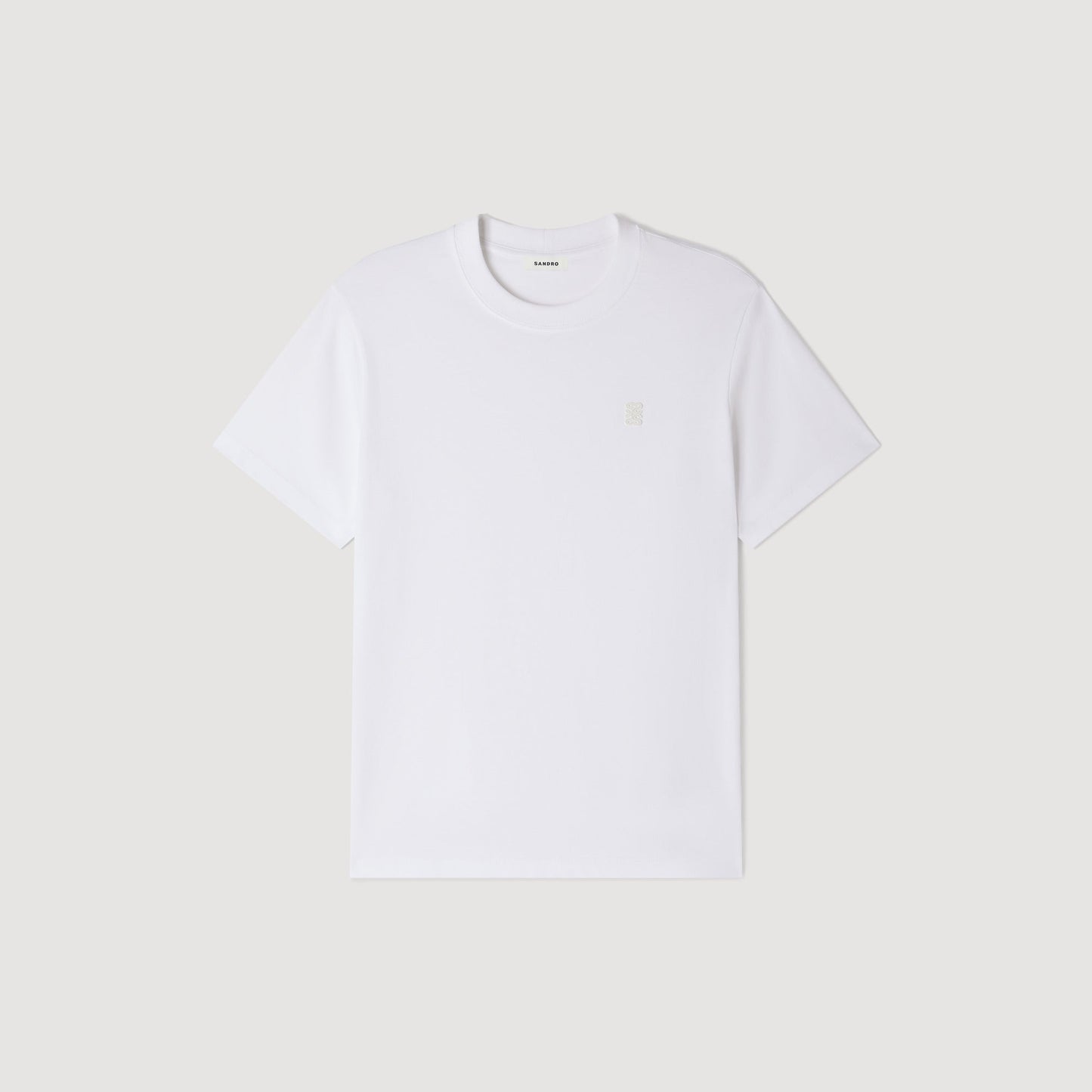 Tshirt Tonal Patch 4S Cotton logo T-shirt White