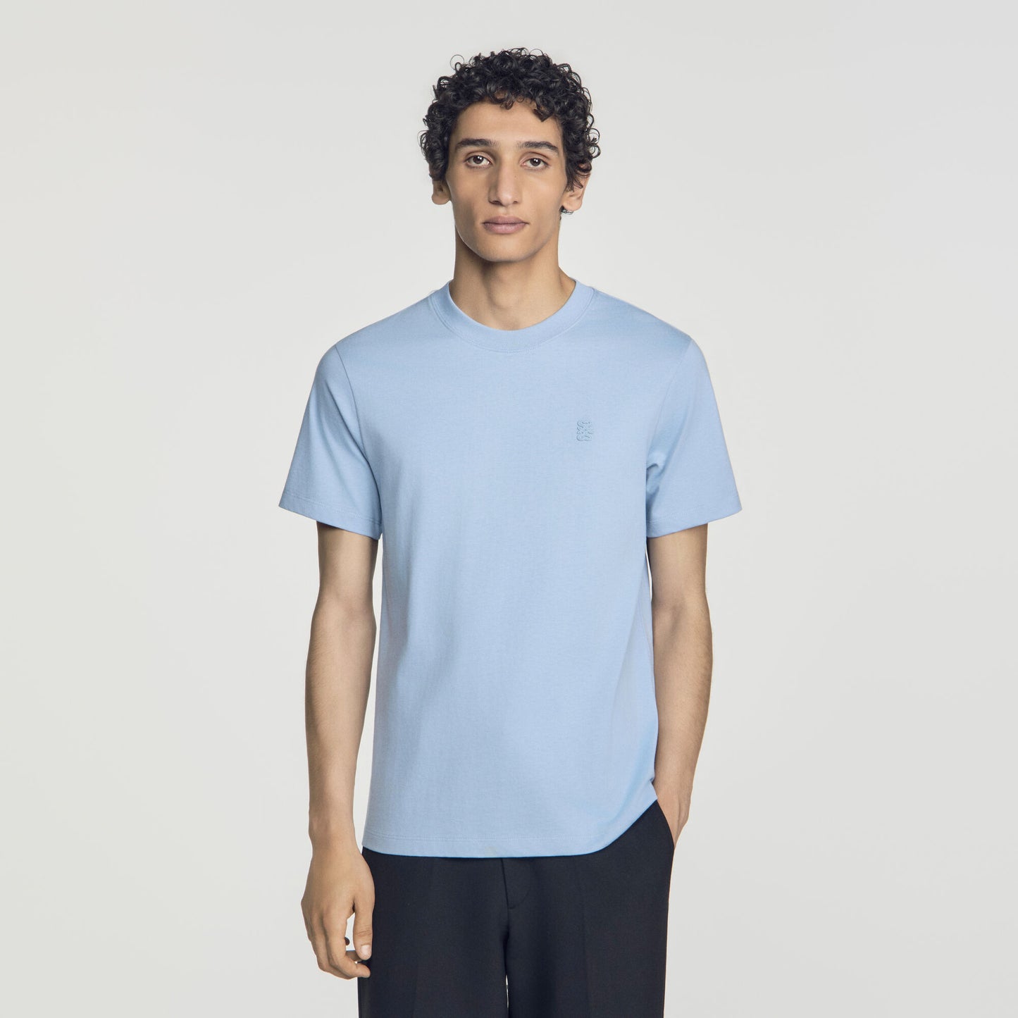 Tshirt Tonal Patch 4S T-shirt Blue Grey