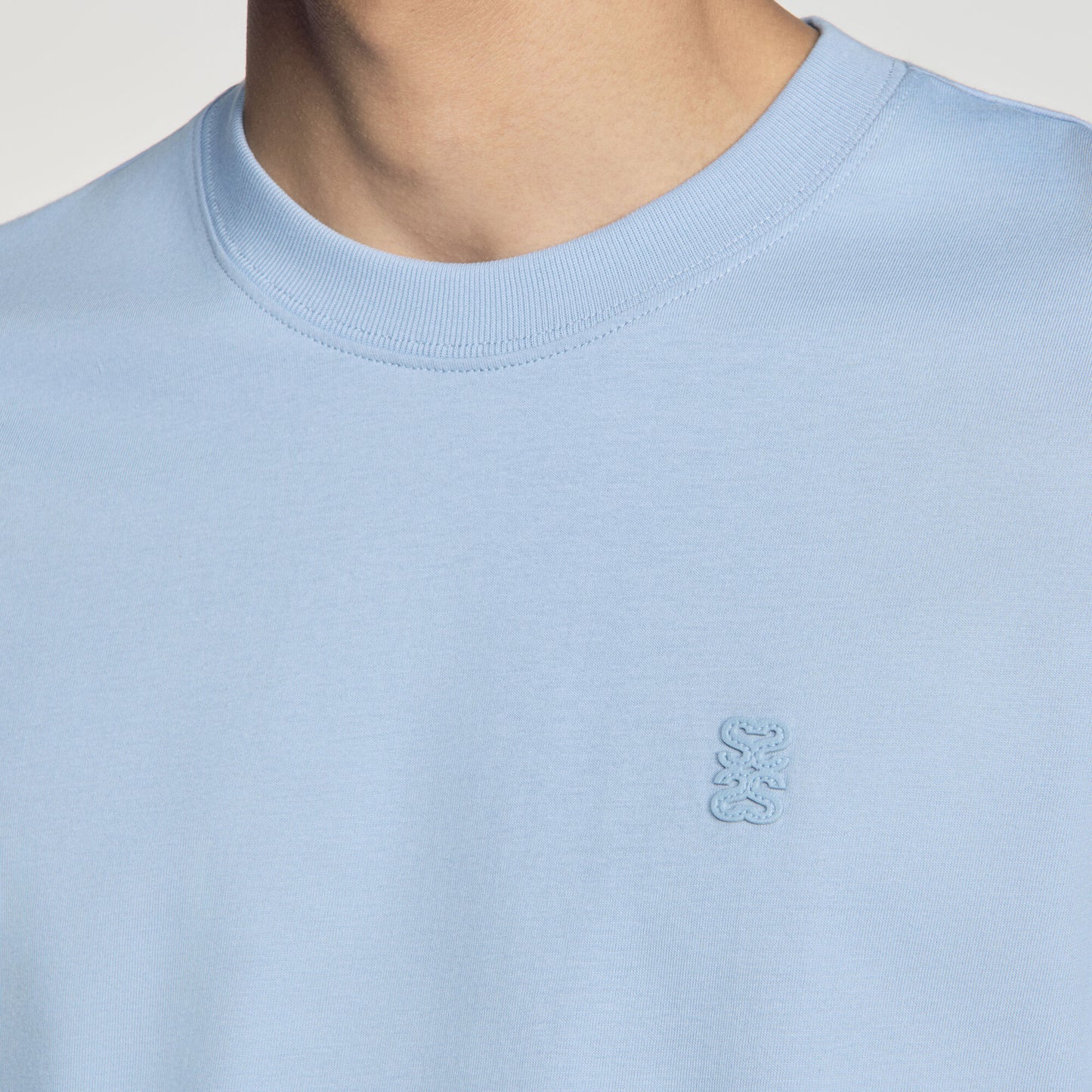 Tshirt Tonal Patch 4S T-shirt Blue Grey