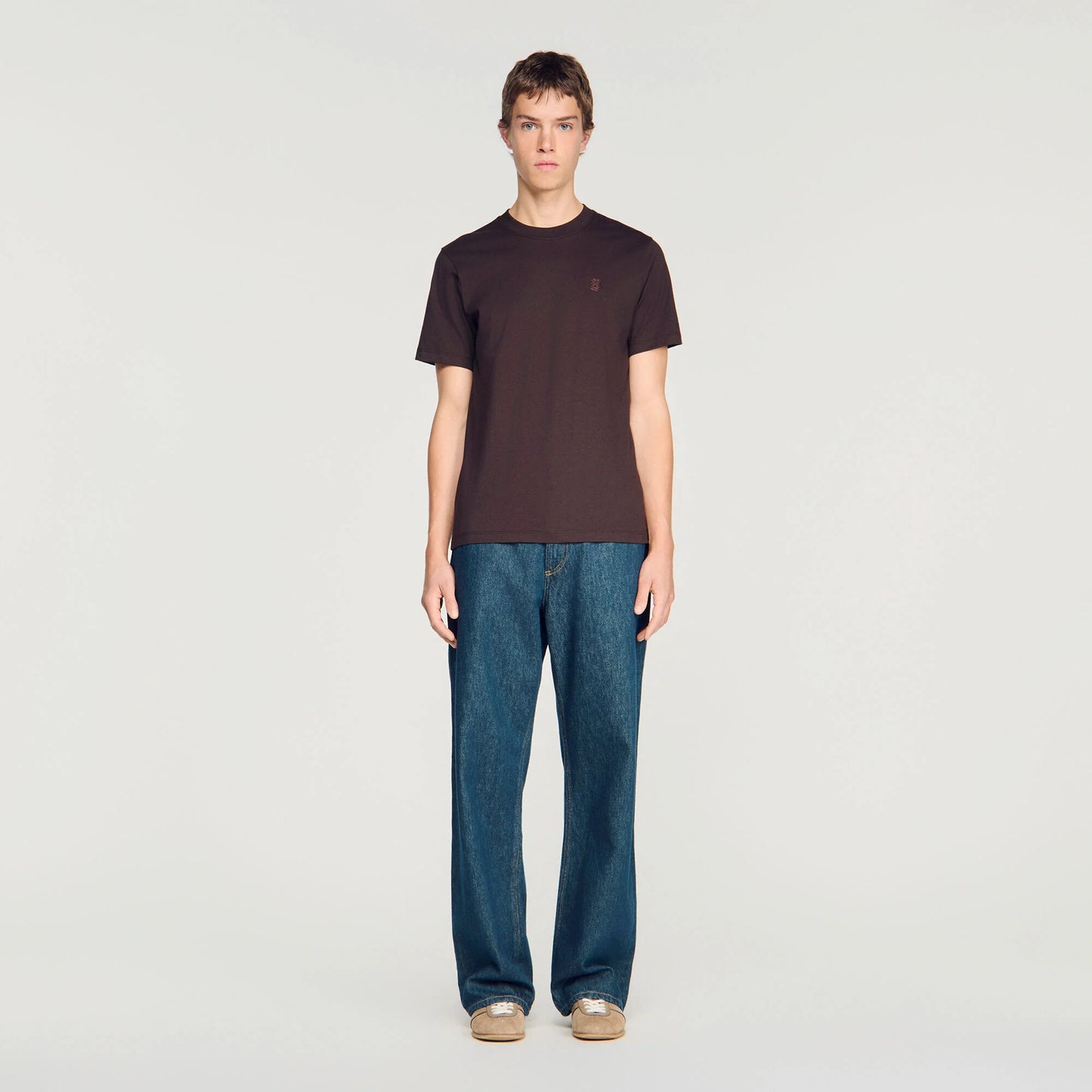 Tshirt Tonal Patch 4S T-shirt Chocolate