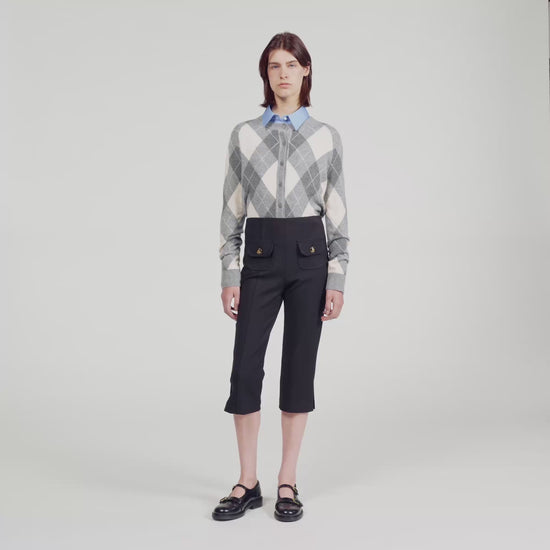 Adenio Capri Trousers Black