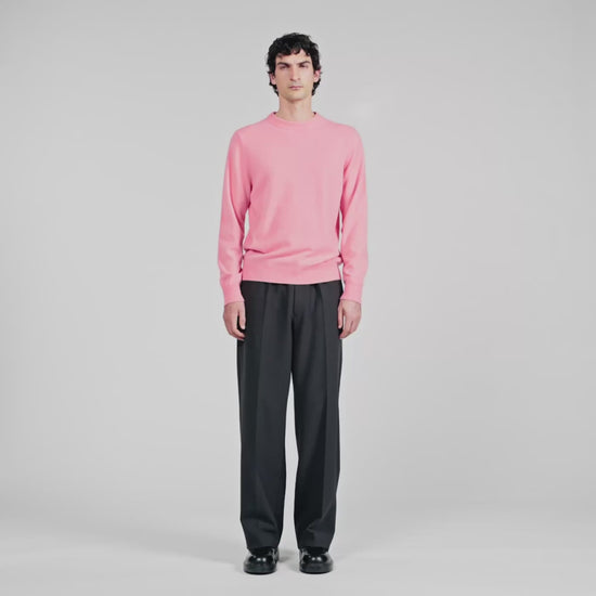 Crewneck Cashmere Cashmere Sweater Baby Pink