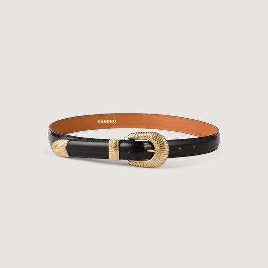 Eve Belt Leather Belt Black