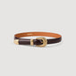 Eve Belt Leather Belt Bordeaux