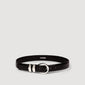 Ornella Belt Smooth Leather Belt Black