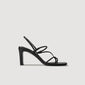 Faye Sandals With Narrow Straps Black