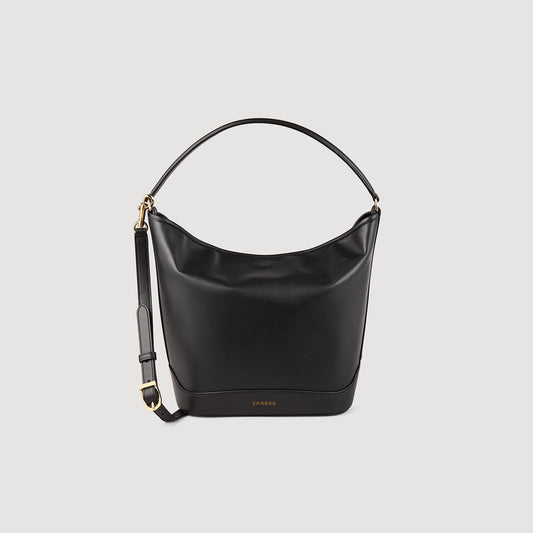 Tangoso Leather Bucket Bag Tangoso Black