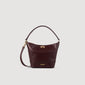 Small Tangoso Mini Leather Bag Bordeaux