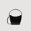 Mini Tangoso Mini Tangoso Suede And Leather Bag Black