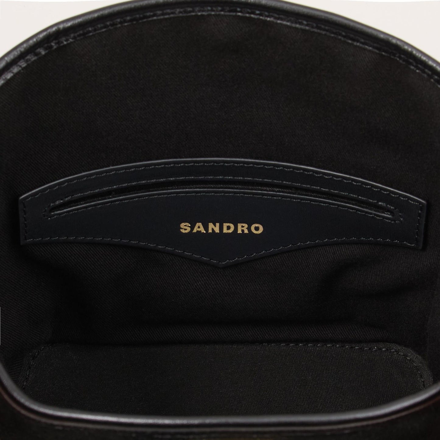 Mini Tangoso Mini Tangoso Suede And Leather Bag Black