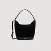 Tangoso Soft Suede Shopping Bag Black