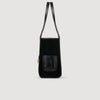 Medium 150 Soft Suede Shopping Bag Black