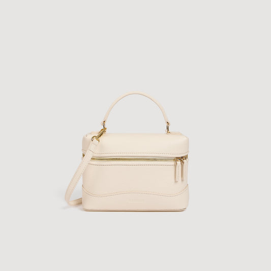 Tangolino Grained Leather Tangolino Bag Ecru