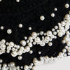 Chlo Beaded Knit Bag Black