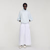 Jayn Embroidered Collar Oversized Jacket Sky Blue