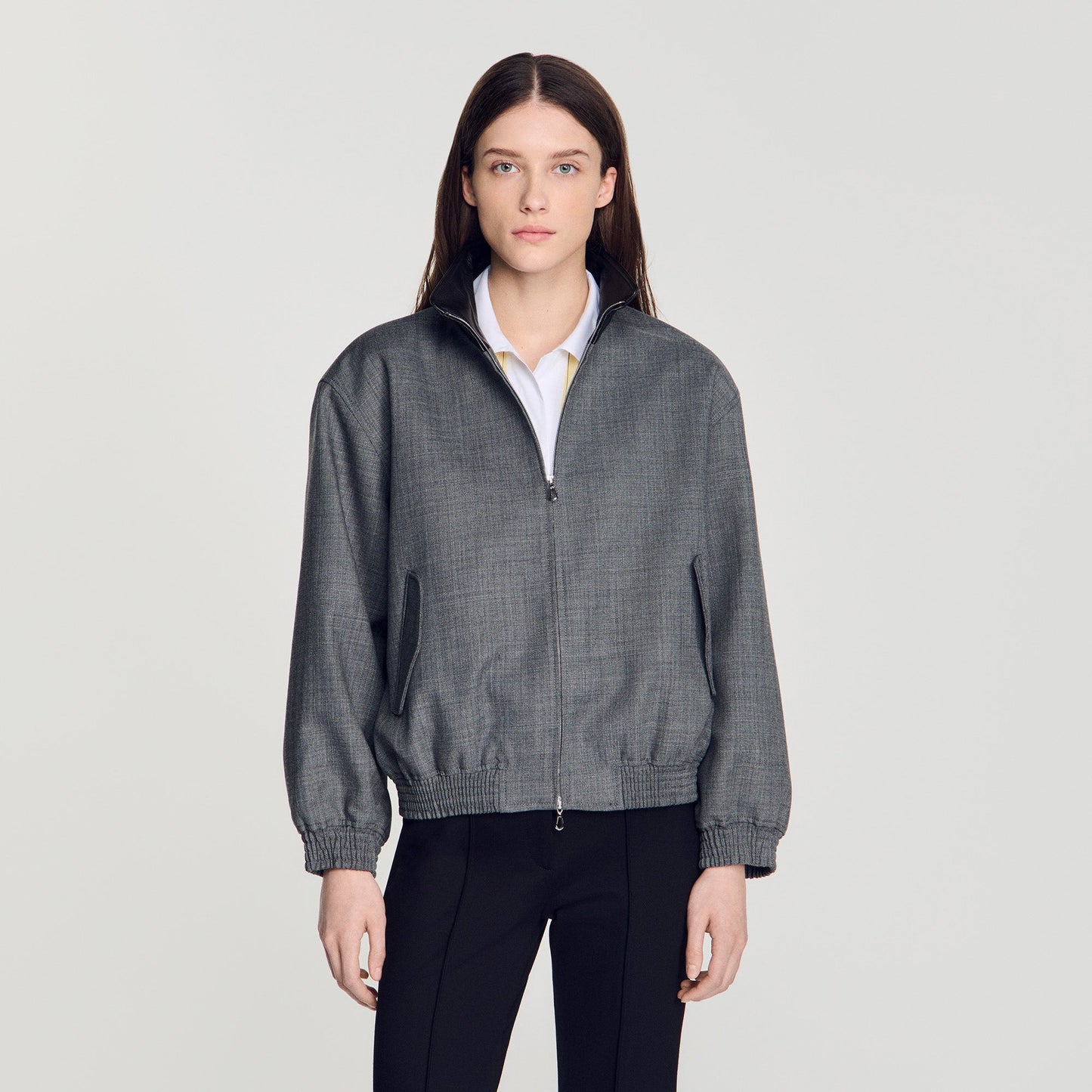 Pelagia  Tailored Jacket Grey