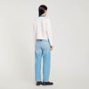 High-Neck Cardigan Ecru