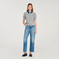 Mado Cardigan With Denim Collar Grey