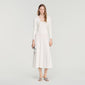 Borealia Cropped Pearl And Strass Cardigan White