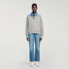 Hayden 2-in-1 zip cardigan Grey