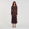 Giovanni Sheer knit cardigan Brown