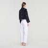 Nerissea  Shirt with beads & rhinestones  Black