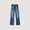 Moore Flared Faded Jeans Blue Jeans