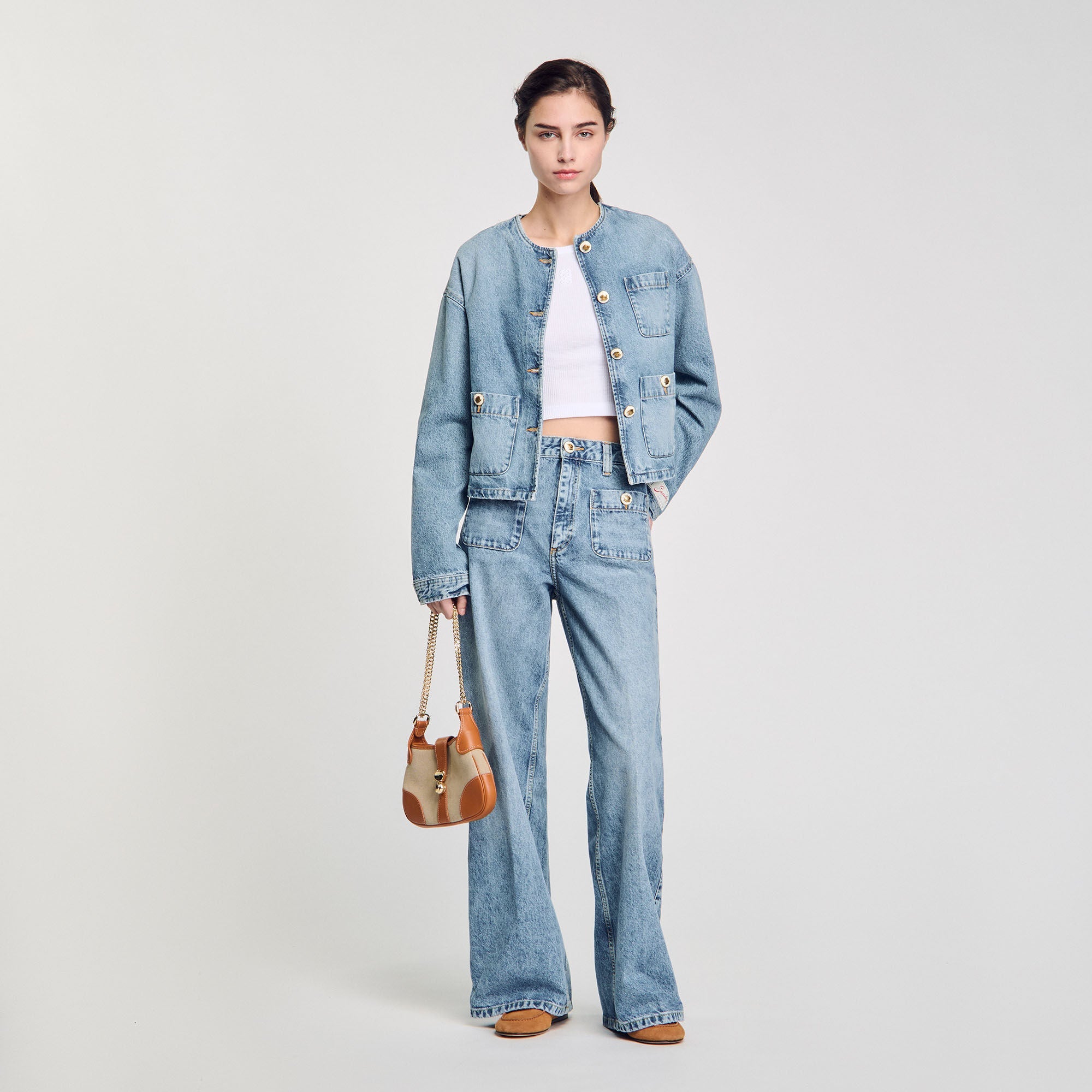 Blue Jean Faded Jeans