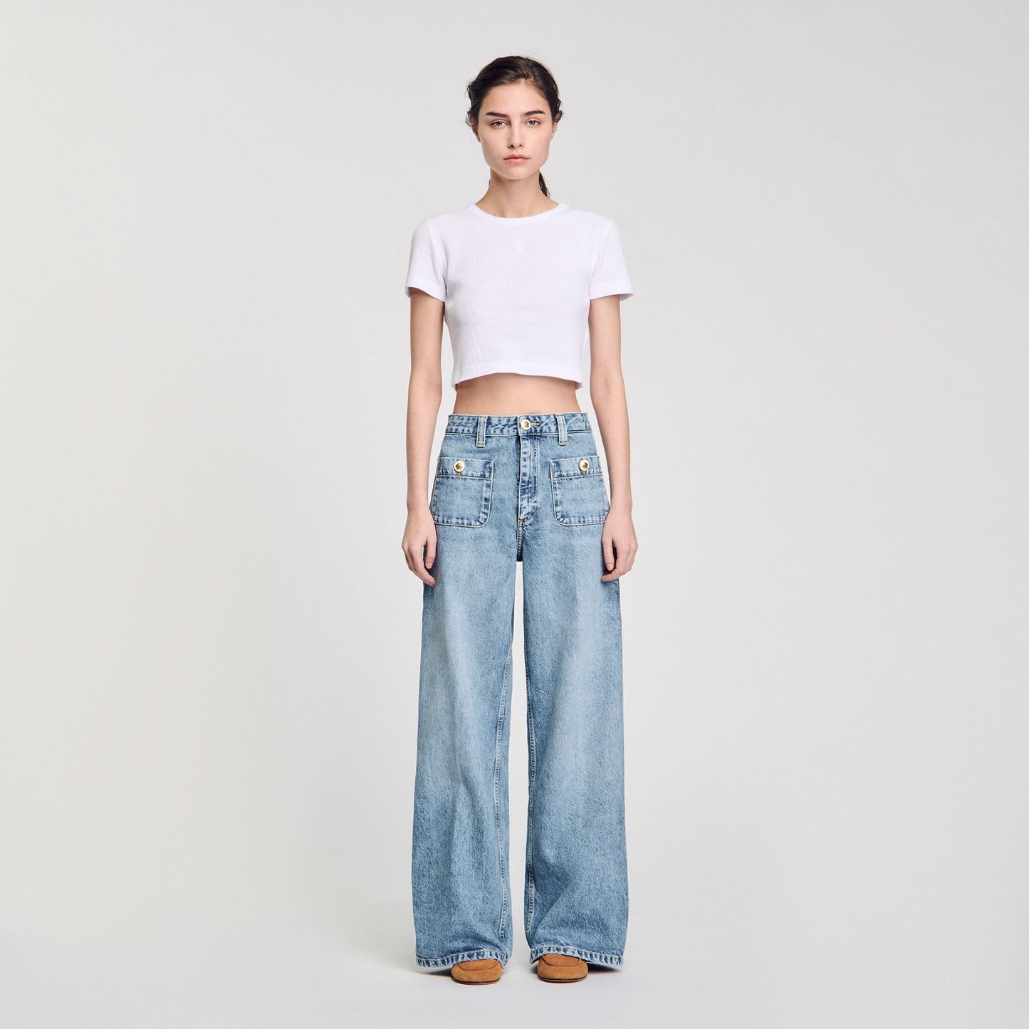 Blue Jean Faded Jeans