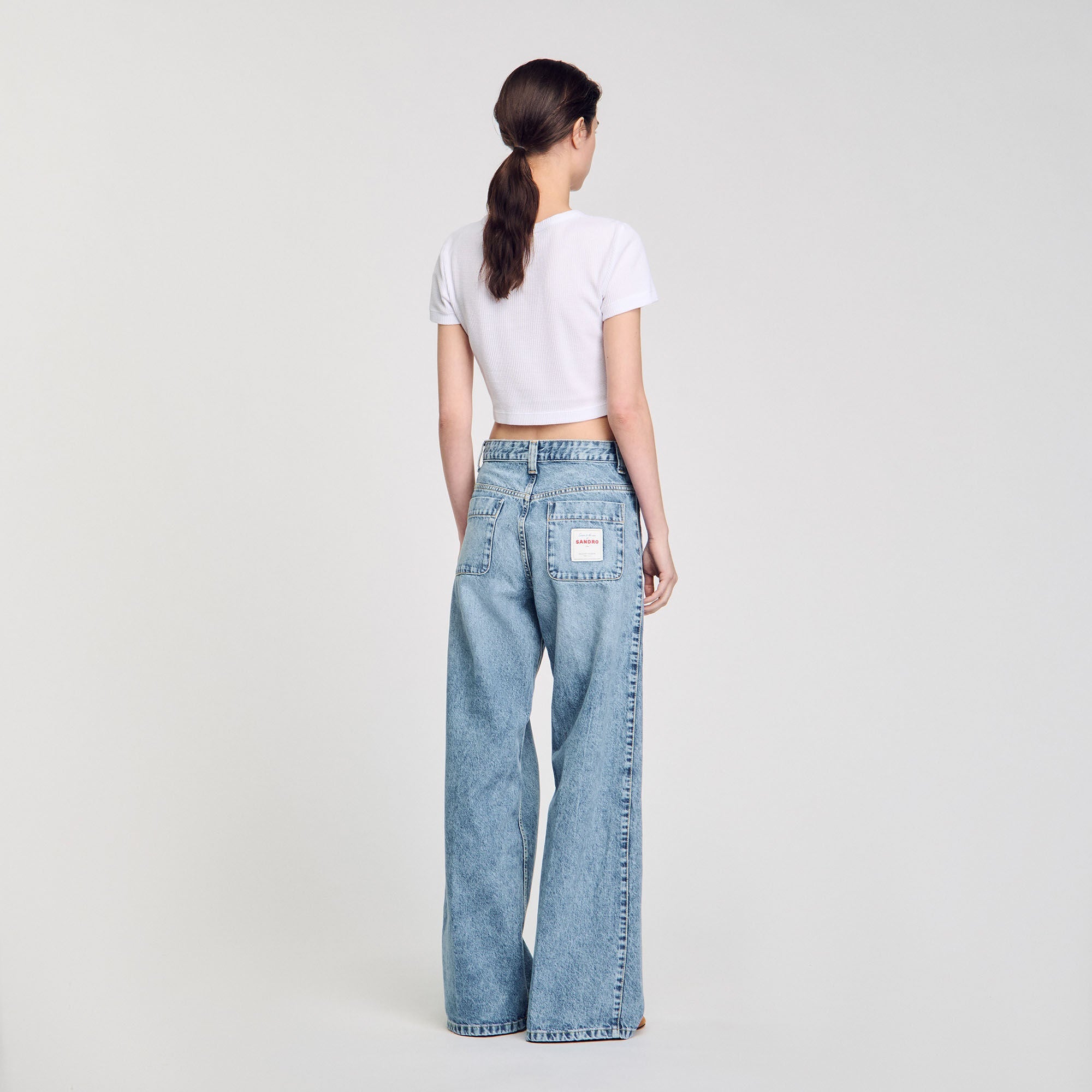 Blue Jean Faded Jeans