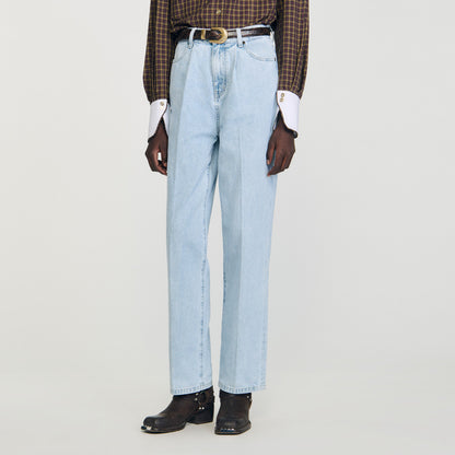 Mael Straight-Leg Jeans Blue