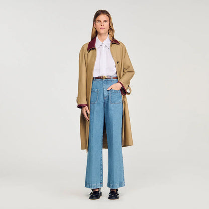 Logan Wide-Leg High-Rise Jeans Blue Jean