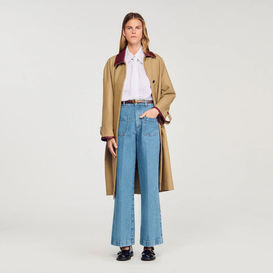 Logan Wide-Leg High-Rise Jeans Blue Jean