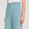 Eliam Faded High-Rise Wide-Leg Jeans Blue Jean