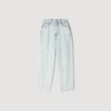 Ethan Faded Barrel Cotton Jeans Sky Blue