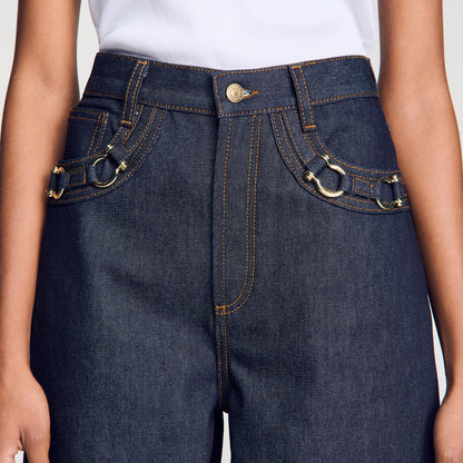 Kaja Balloon Jeans Blue Jean