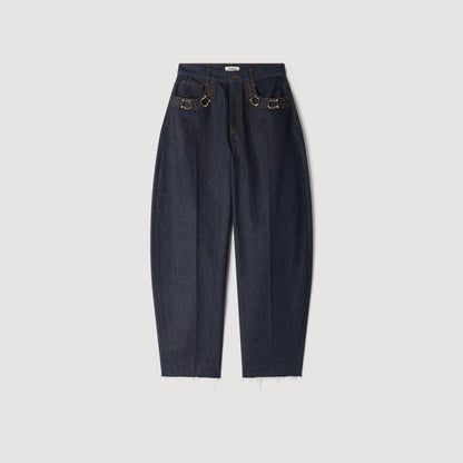 Kaja Balloon Jeans Blue Jean