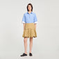 Amicie Short Ruffled Skirt Beige