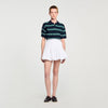 Meringue Short Bubble Skirt White