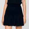 Orea Short Two-Tone Skirt Black