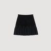 Orea Short Two-Tone Skirt Black
