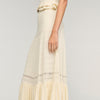 Aria Long Knit Skirt Ecru