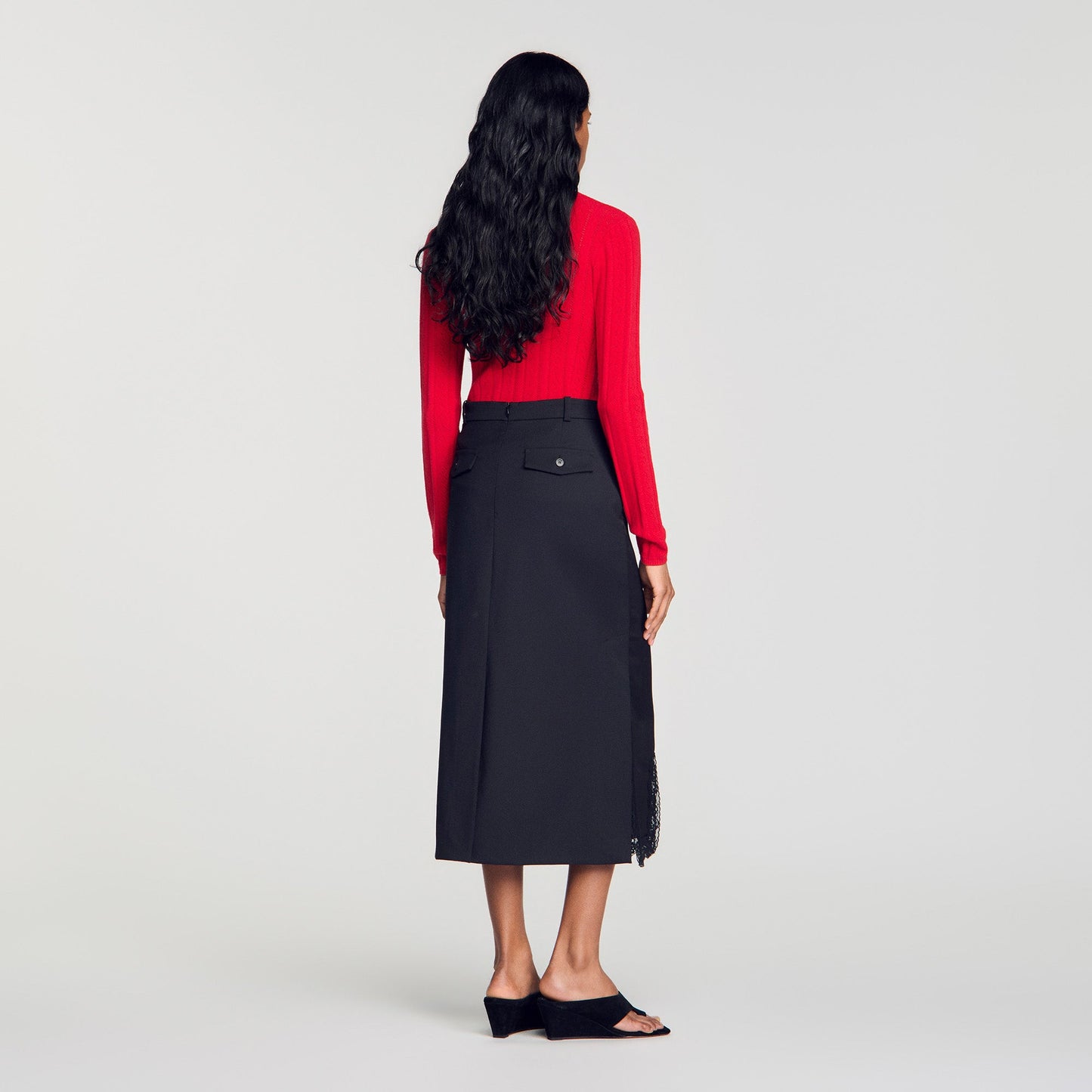 Enja  Knit Skirt Black