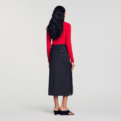 Enja  Knit Skirt Black