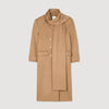 Uma Oversized Wool Coat Camel