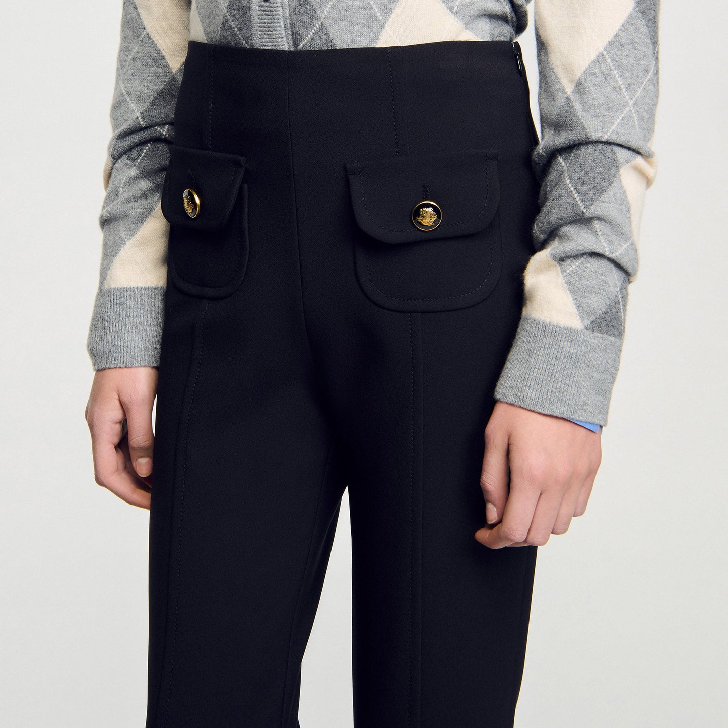 Adenio Capri Trousers Black