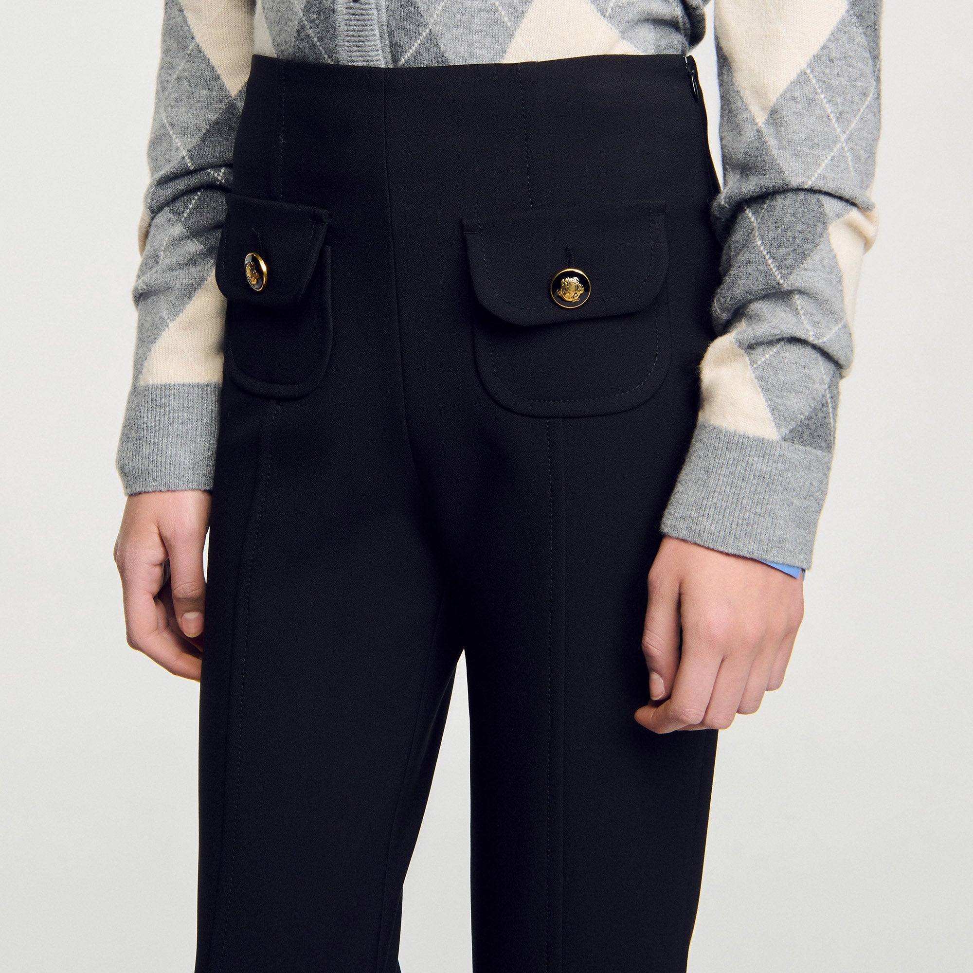 Adenio Capri Trousers Black