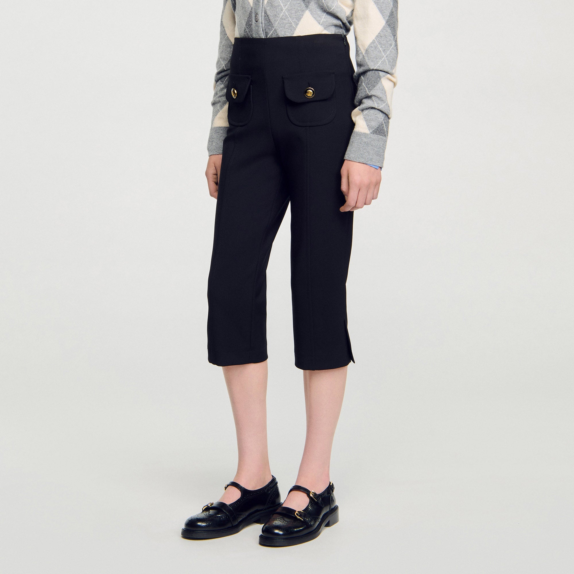 Adenio Capri Trousers Black