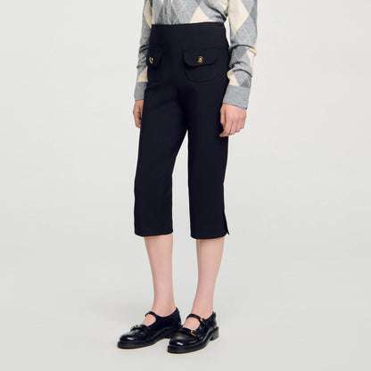 Adenio Capri Trousers Black