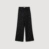 Bennett Rhinestone tweed trousers Black